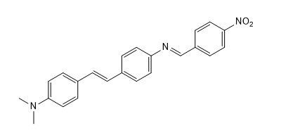 N,N-二甲基-4-((E)-4-((E)-(4-硝基亞芐基)氨基)苯乙烯